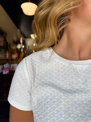 Short Sleeve Crewneck Tee White