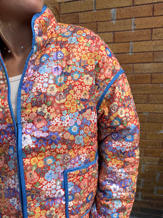 Heidi Quilted Jacket Blues