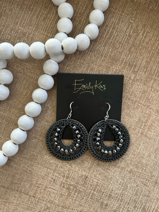 Small Macrame Earrings by Emily Kai