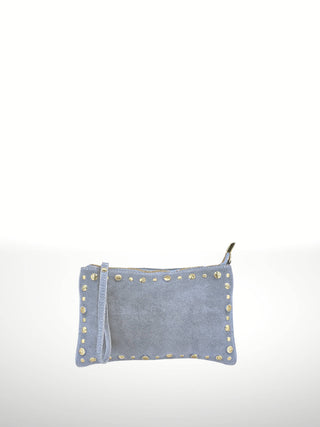 Uniles suede leather handbag