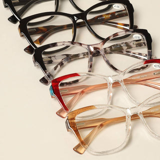 Women's Multi Pattern Square Reading Glasses