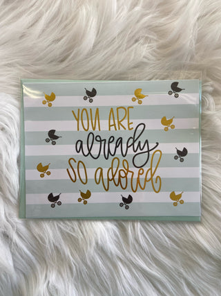 Greeting Card So Adored