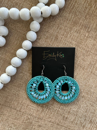 Small Macrame Earrings by Emily Kai