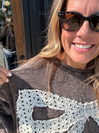Boho Ribbon Patchwork Top