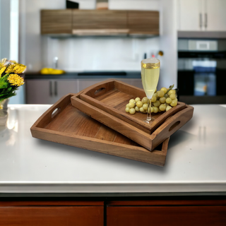 "Bartenders" Acacia Wood Charcuterie Trays