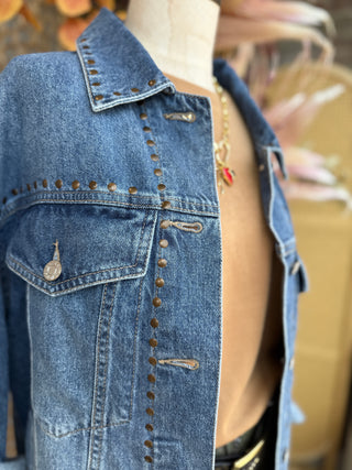 Daze Beau Jacket in Vintage Blue by Daze