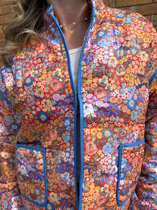 Heidi Quilted Jacket Blues