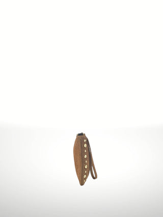 Uniles suede leather handbag