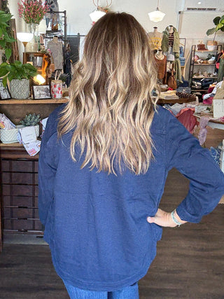 Shirt Jacket Navy Dusk