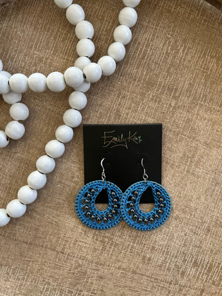 Small Macrame Earrings by Emily Kai