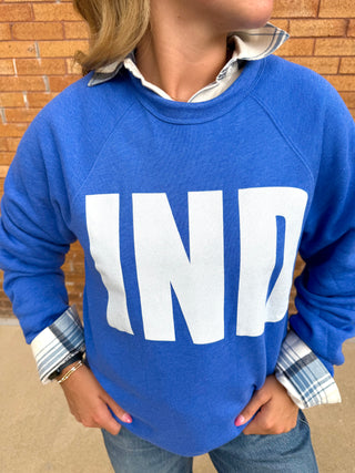 Royal Heather IND Crewneck