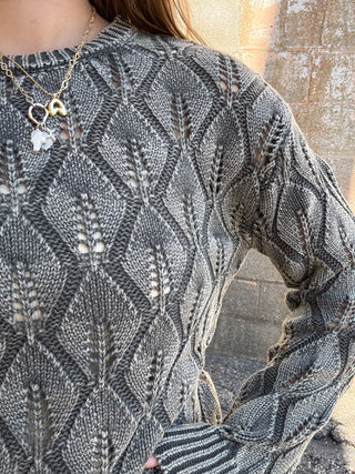 Washed Khaki Sweater
