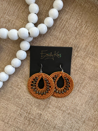 Small Macrame Earrings by Emily Kai