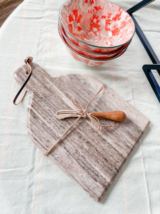 Marble Cheese Board w/ Spreader