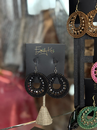 Small Macrame Earrings by Emily Kai