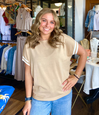 Silky Dolman Sweater Caramel