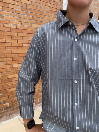 Seaport Striped Poplin Shirt by Z Supply