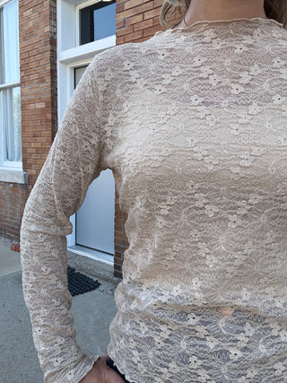 Taupe Layering Top