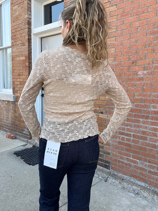 Taupe Layering Top