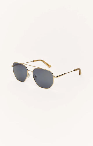 Highway Gold Grey Polarized Sunglasses by Z Supply