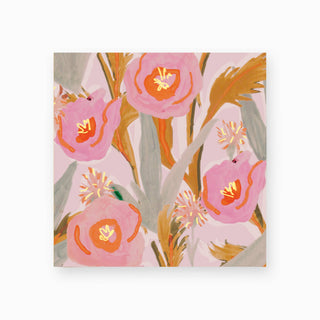Decorative Matchbox – Painted Pink Florals for Home Decor