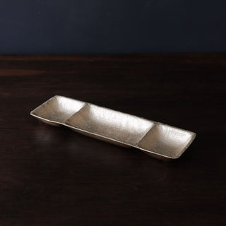 SIERRA MODERN Fina Small Rectangular Triple Dip (Gold)