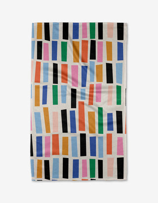 Bricks Tea Towel by Geometry