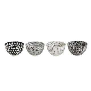Black & White Stoneware Bowls