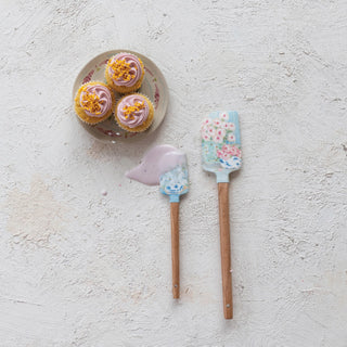 Floral Spatula Set