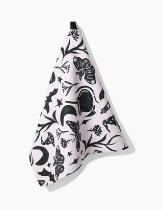 Moths And Things Tea Towel by Geometry