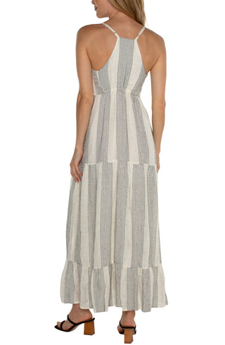 Racer back Tiered Maxi Dress