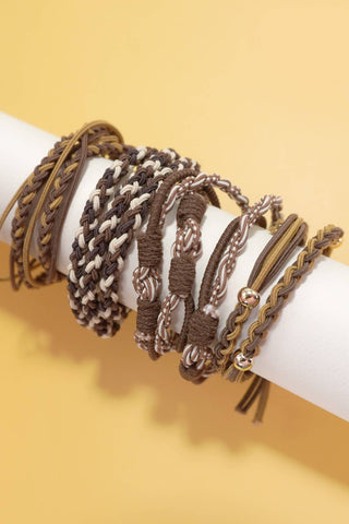 BOHO DUAL FUNCTION KNOT BRACELET HAIR TIES | 40BH101