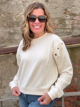 Axel Brommet Sweatshirt Sandstone by Z Supply