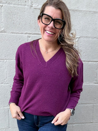 Plum Sweater