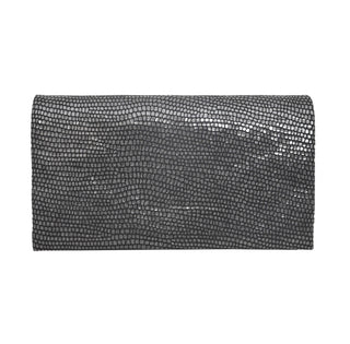 Eloise Handcrafted Leather Wallet: Charcoal