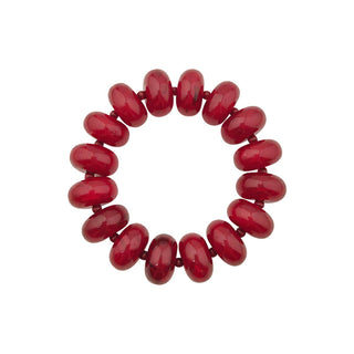 Bora Chunky Stretch Bracelet - Maroon