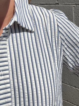 Navy Stripe Summer Dress