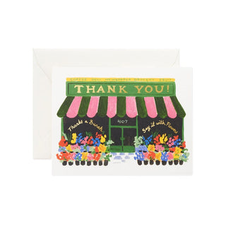 Thank You Flower Shop Card by Rifle