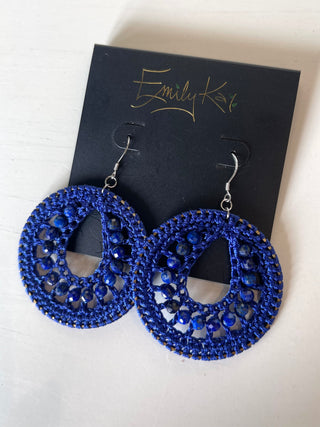 Small Macrame Earrings by Emily kai