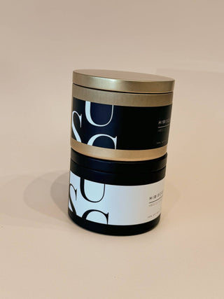 NEW! Matte Black Travel Tin Soy Candle