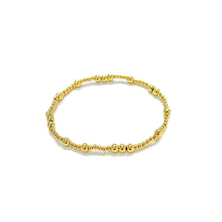 Merry 18K Gold & Enamel Christmas Bracelet: U Link 18k Gold Filled