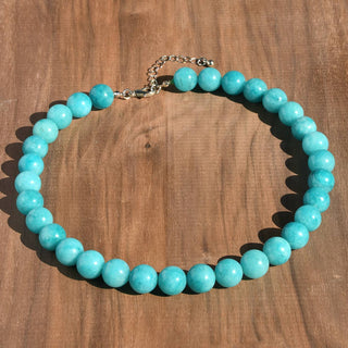 Natural Stone Beaded Necklace