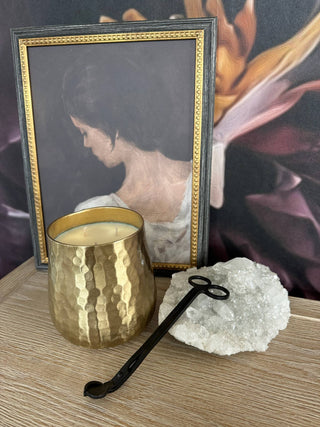 Gold Hammered Soy Candle