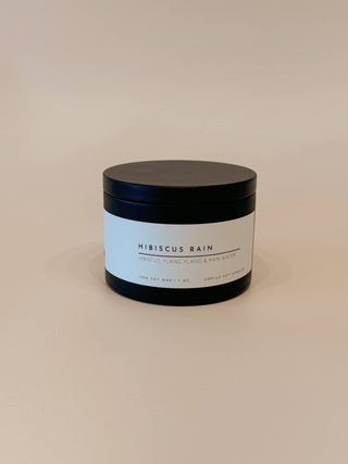 NEW! Matte Black Travel Tin Soy Candle