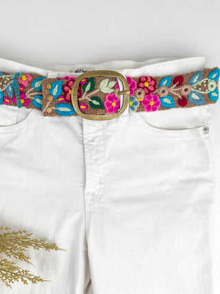 Wildberry Wide Embroidery Belt