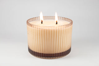 NEW ARRIVAL: Fluted Glass Soy Candle
