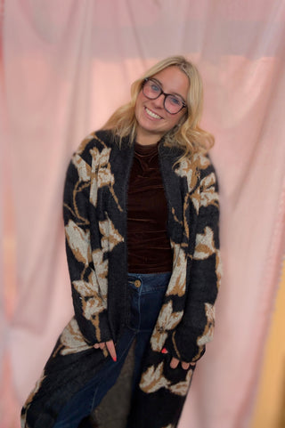 Emory Floral Duster Cardigan