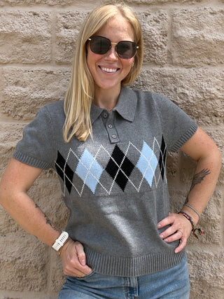 Denali Short Sleeve Sweater by. Dear John