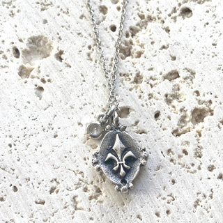 Fleur de lis necklace