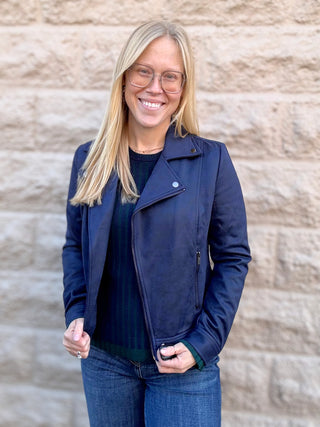 Moto Jacket Mystic Navy by Liverpool